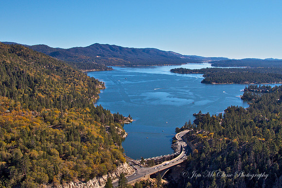 Aerial - Lake and Dam
