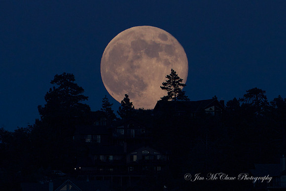 Full Moon, Big Bear Lake